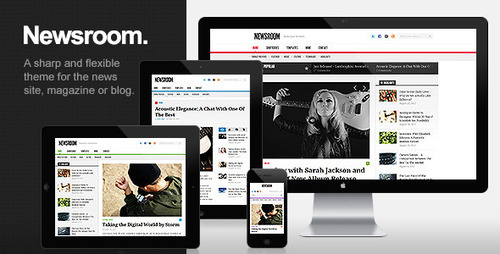 Product picture Newsroom - Responsive News & Magazine Theme
